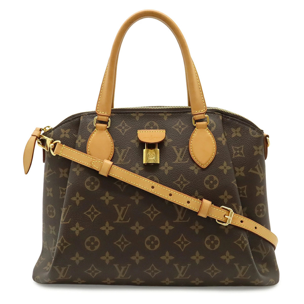 LOUIS VUITTON Monogram Riboli Handbag Tote Bag Shoulder Crossbody